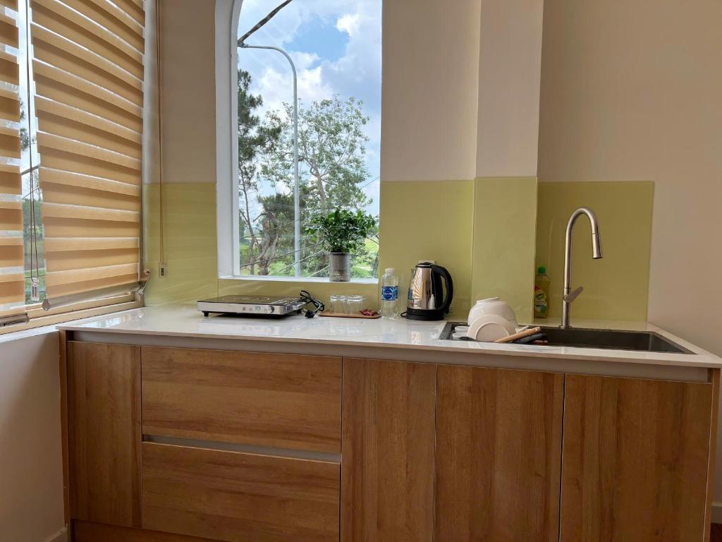 Kuchyň nebo kuchyňský kout v ubytování Wonder House Dalat