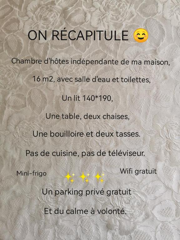 Fotografia z galérie ubytovania Au Poème du Chêne, Logement indépendant, Calme, Parking gratuit v destinácii Basse-Goulaine