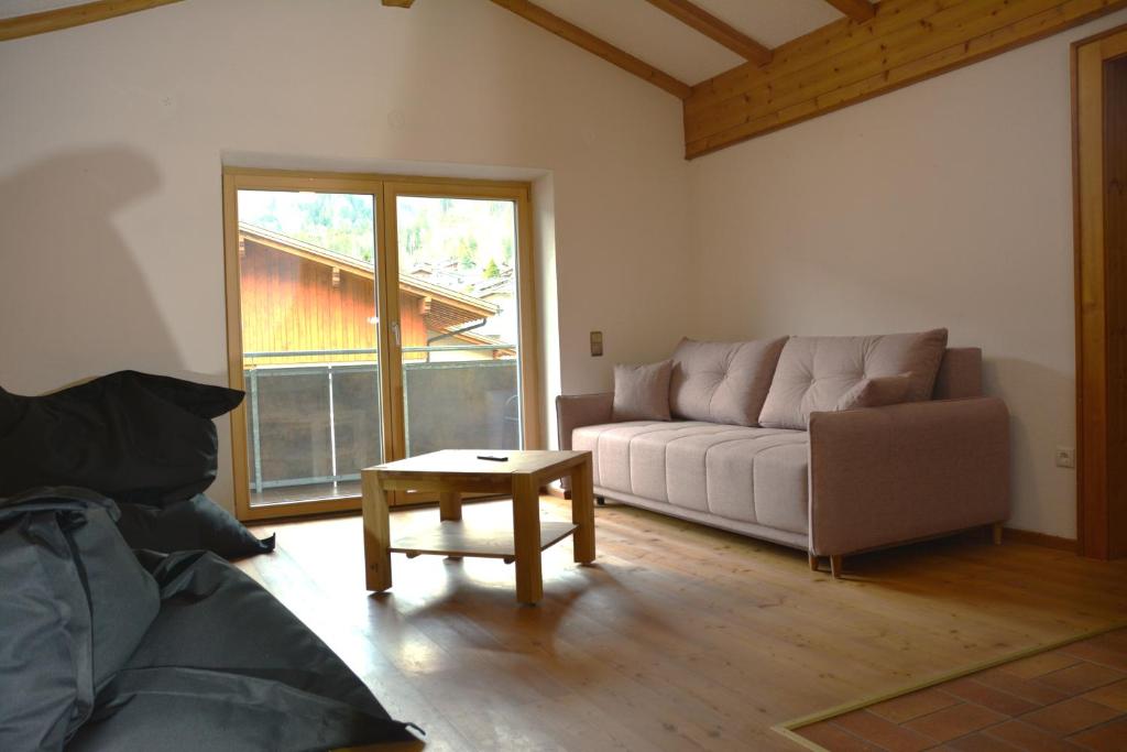 Posezení v ubytování Ferienwohnung Ziersch