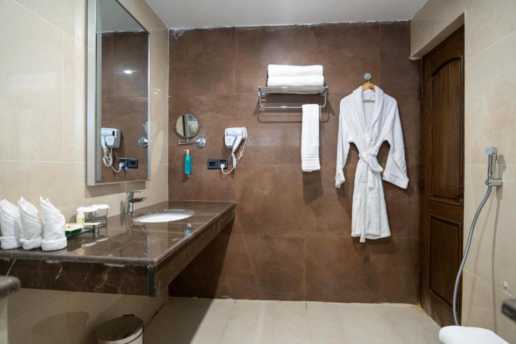 Koupelna v ubytování K2 Hotel by Green Pak Skardu