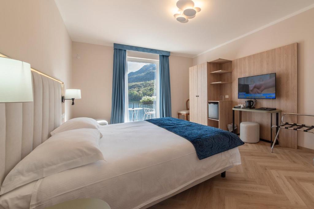 Posteľ alebo postele v izbe v ubytovaní Hotel Due Palme