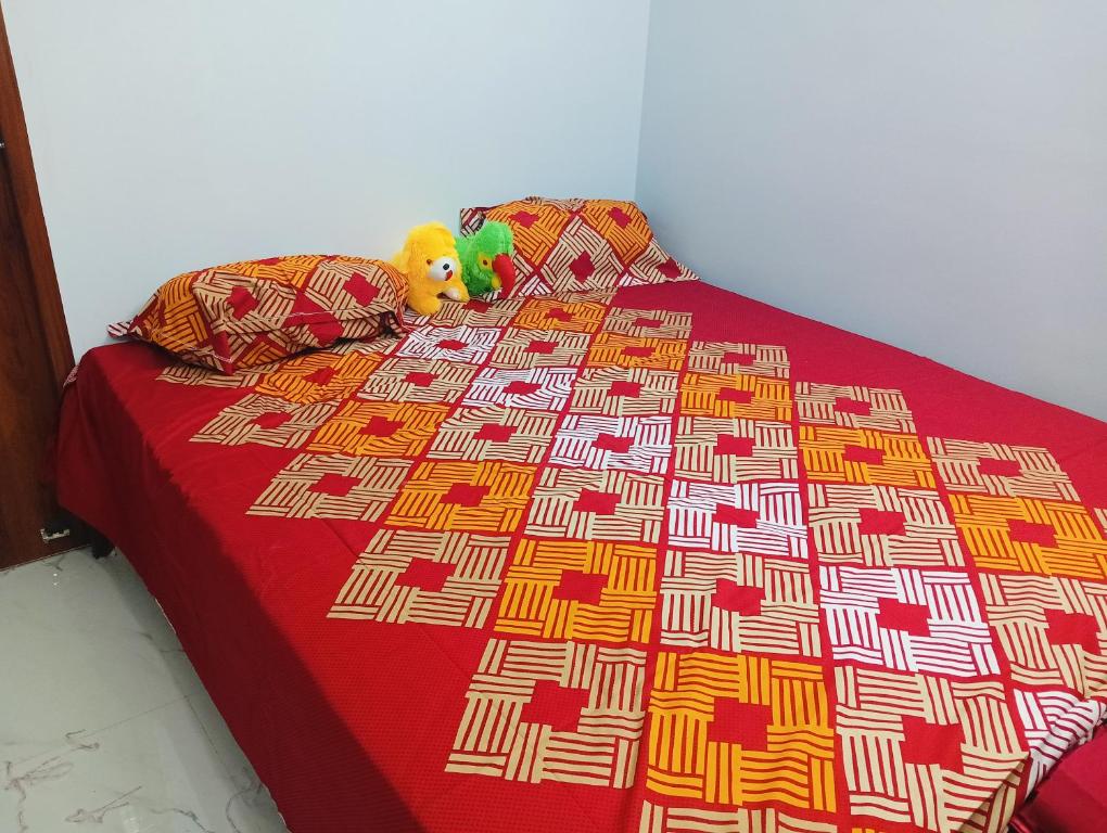 Postel nebo postele na pokoji v ubytování Independent homestay