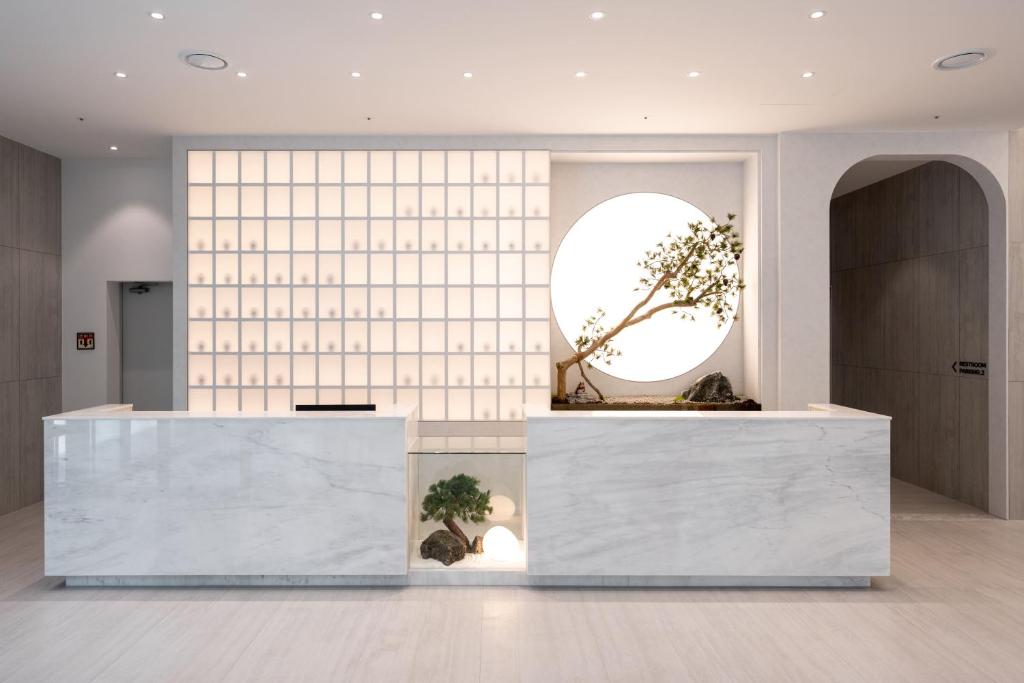 Vstupní hala nebo recepce v ubytování Gyeongju city hotel