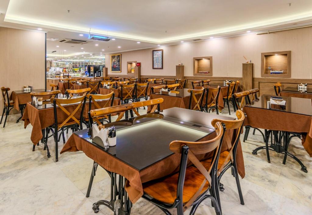 Restaurace v ubytování Hamitbey Hotel Yenikapı