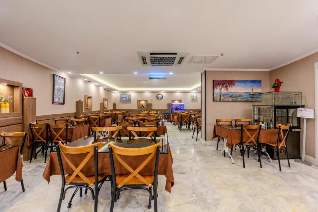 Restaurace v ubytování Hamitbey Hotel Yenikapı