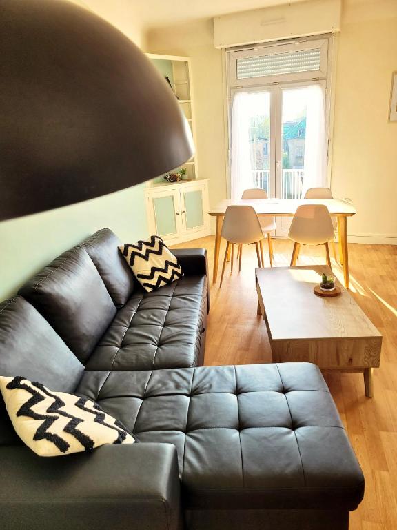 Posezení v ubytování St Jak Appartement