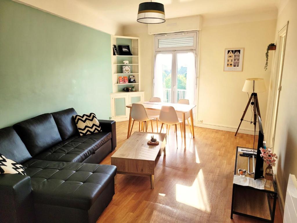 Posezení v ubytování St Jak Appartement