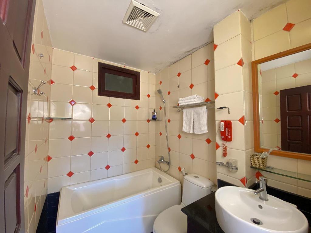 Koupelna v ubytování Dai Long Hotel