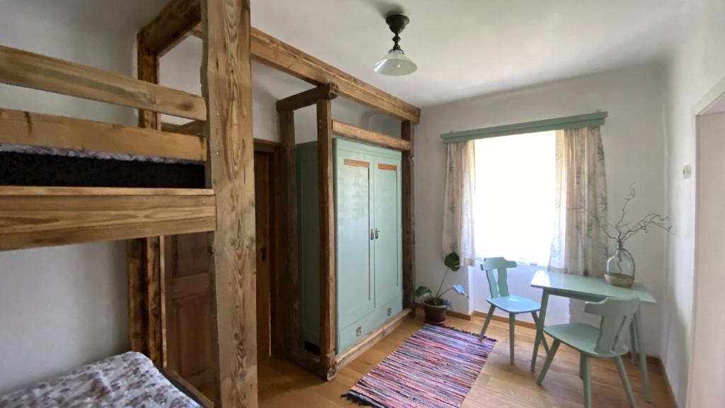 Postel nebo postele na pokoji v ubytování Dörrmühle