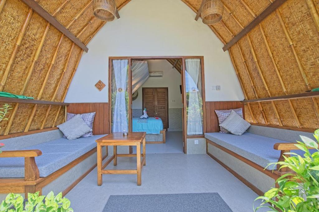 Posezení v ubytování Chill Out Bungalows