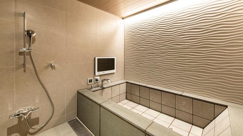Koupelna v ubytování TERRACE HOTEL f 新大阪