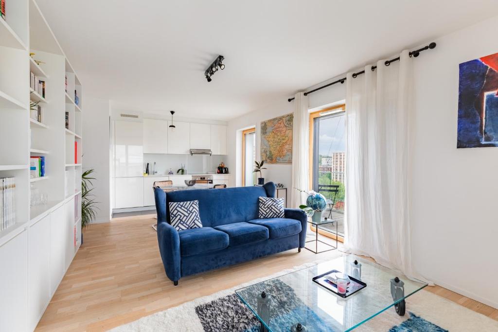 Posedenie v ubytovaní Magnifique appartement Paris, bord du canal