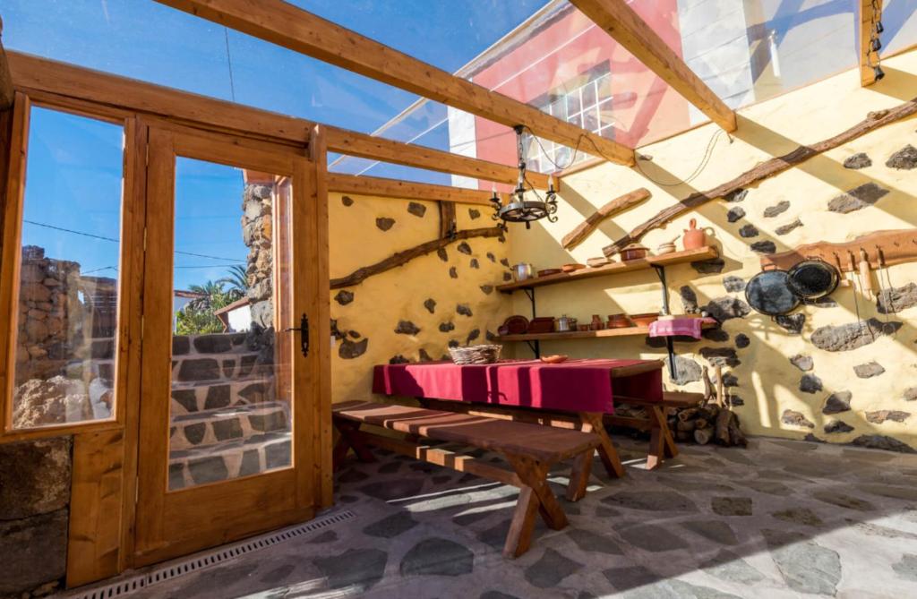 Μπαλκόνι ή βεράντα στο Preciosa Casa en El Hierro con BBQ