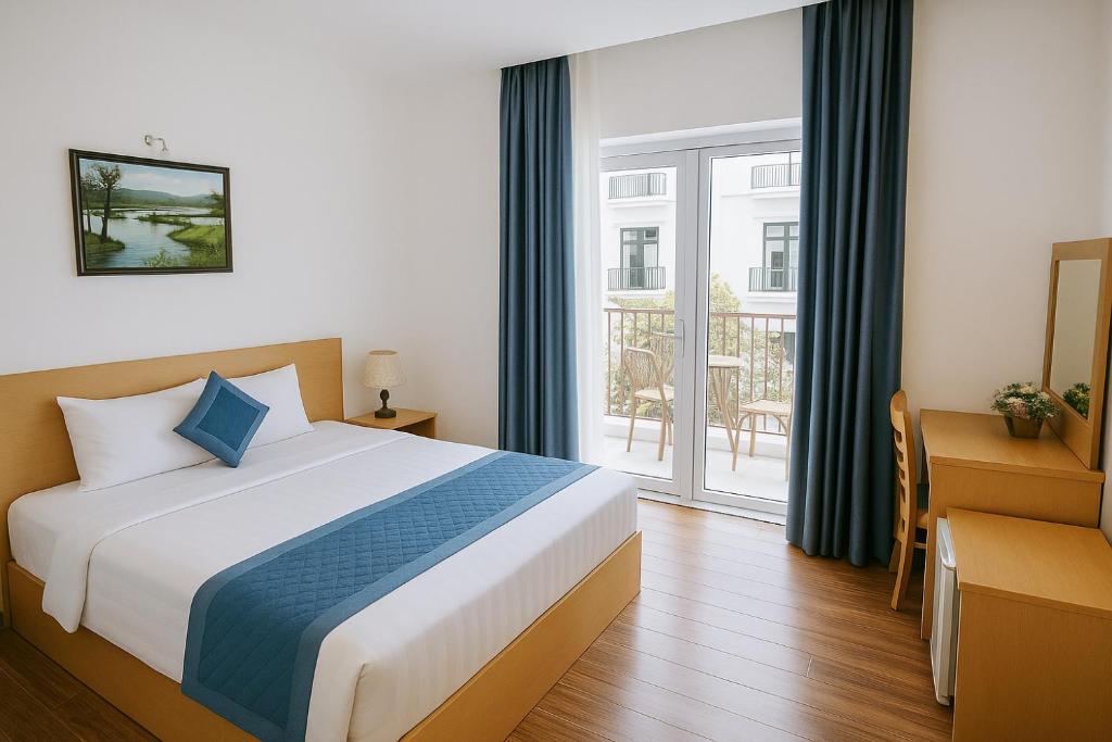Voodi või voodid majutusasutuse Tuan Thuy Hotel toas