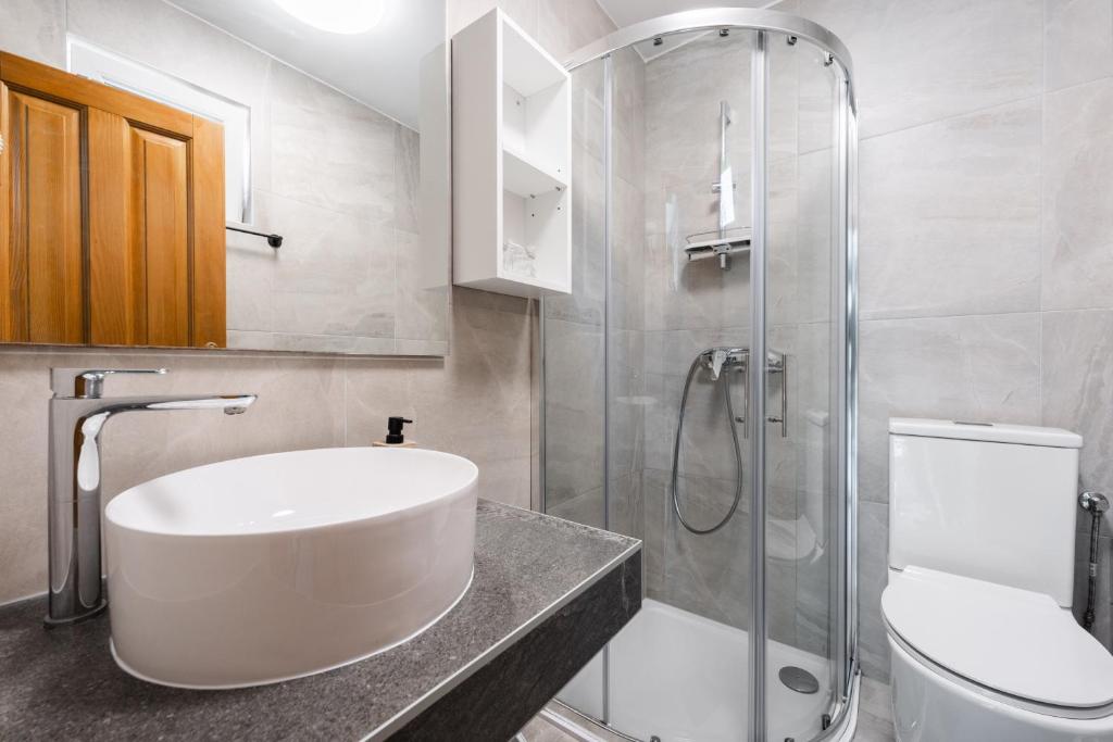 Koupelna v ubytování Bed & Breakfast Villa Terezija
