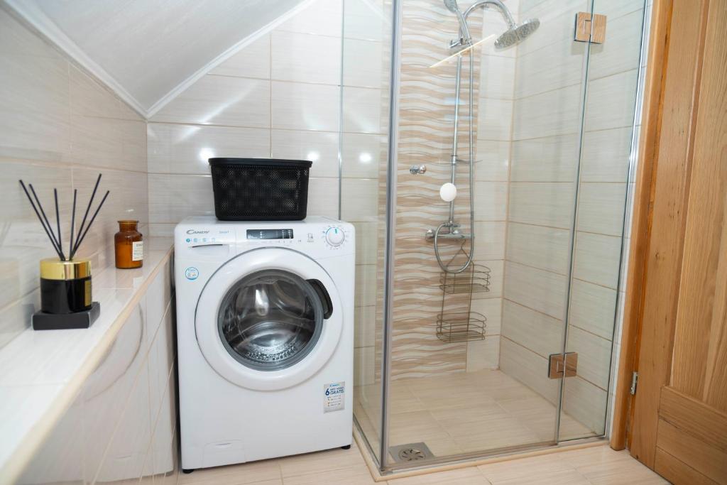 Koupelna v ubytování Apartma ''Pri Movernu''