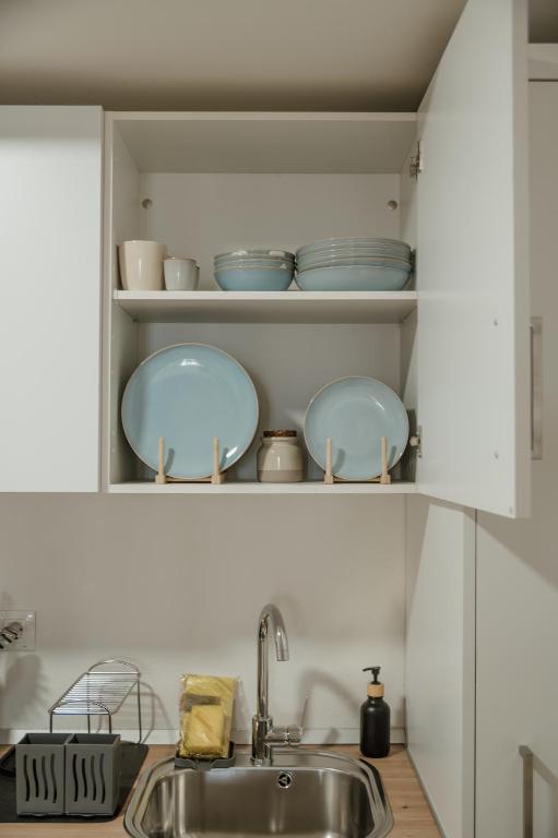 Kuchyň nebo kuchyňský kout v ubytování REFORMADO Apartamento Los Jereles