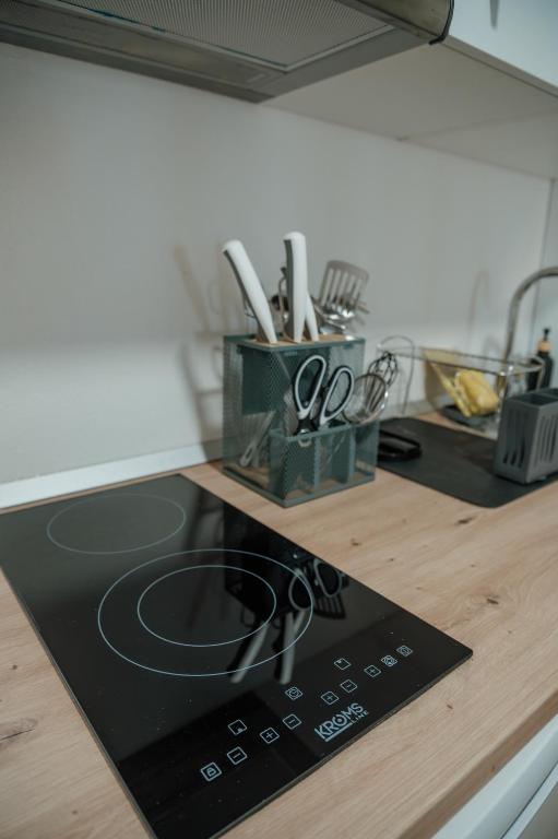 Kuchyň nebo kuchyňský kout v ubytování REFORMADO Apartamento Los Jereles