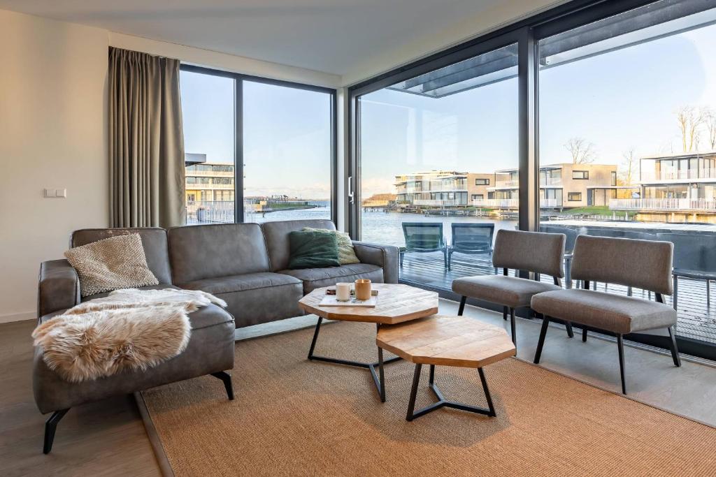 Χώρος καθιστικού στο Hello Zeeland - Veerse Wende - Zeekraal 8