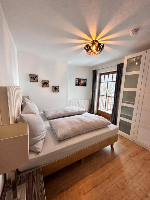 Posteľ alebo postele v izbe v ubytovaní Appartement Bergverliebt