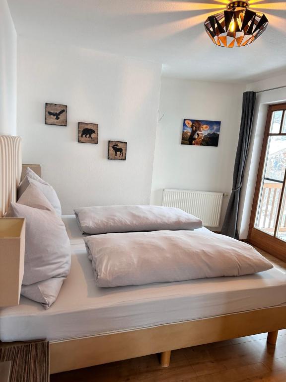 Posteľ alebo postele v izbe v ubytovaní Appartement Bergverliebt