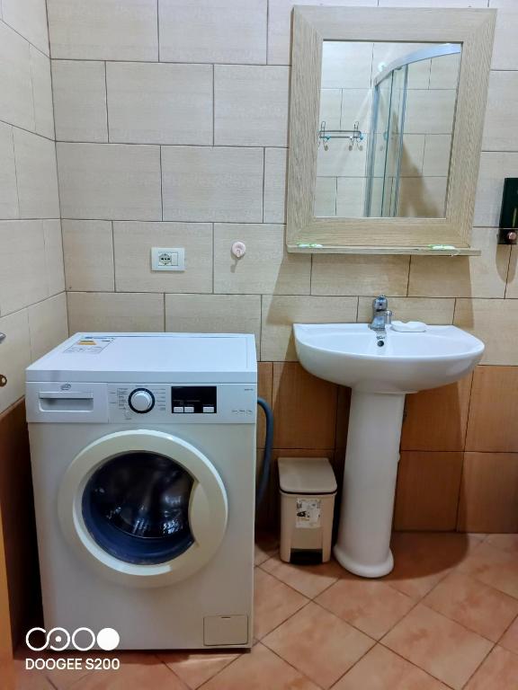 Koupelna v ubytování Vila 7 Divjake