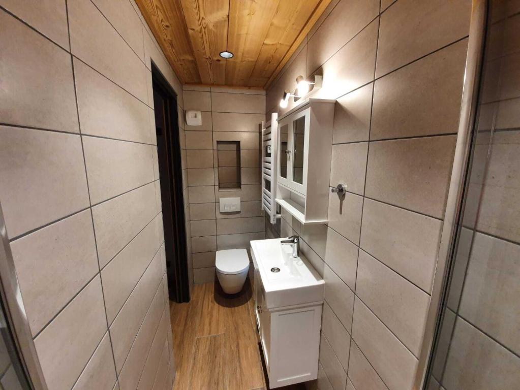Koupelna v ubytování Chalet Delphinette - Spa privatif