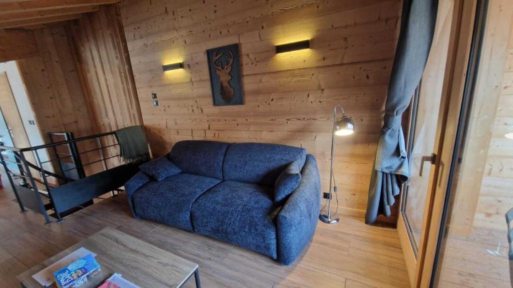 Posezení v ubytování Chalet Delphinette - Spa privatif