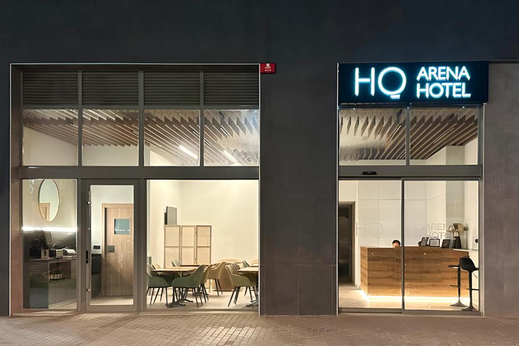 Posezení v ubytování HQ Arena Hotel