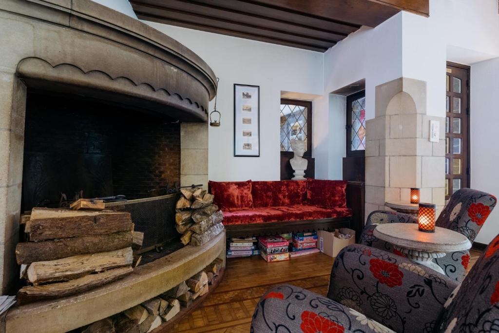 Posezení v ubytování Hotel L'eau Vive