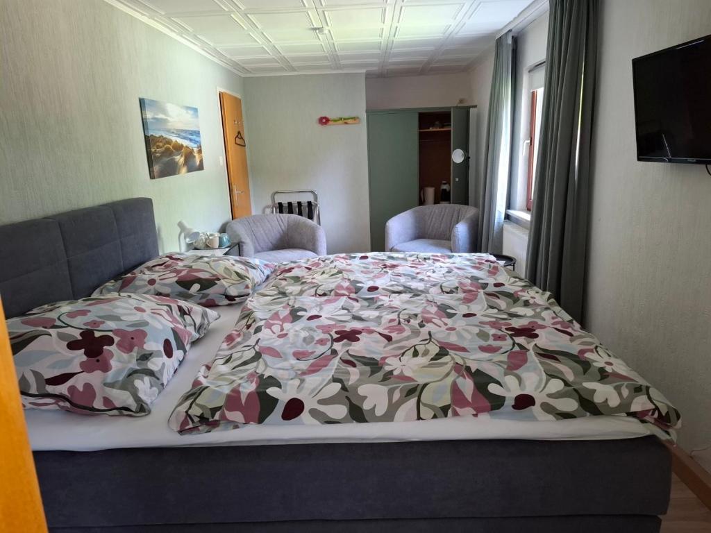 Postel nebo postele na pokoji v ubytování Hochwald EnSuite