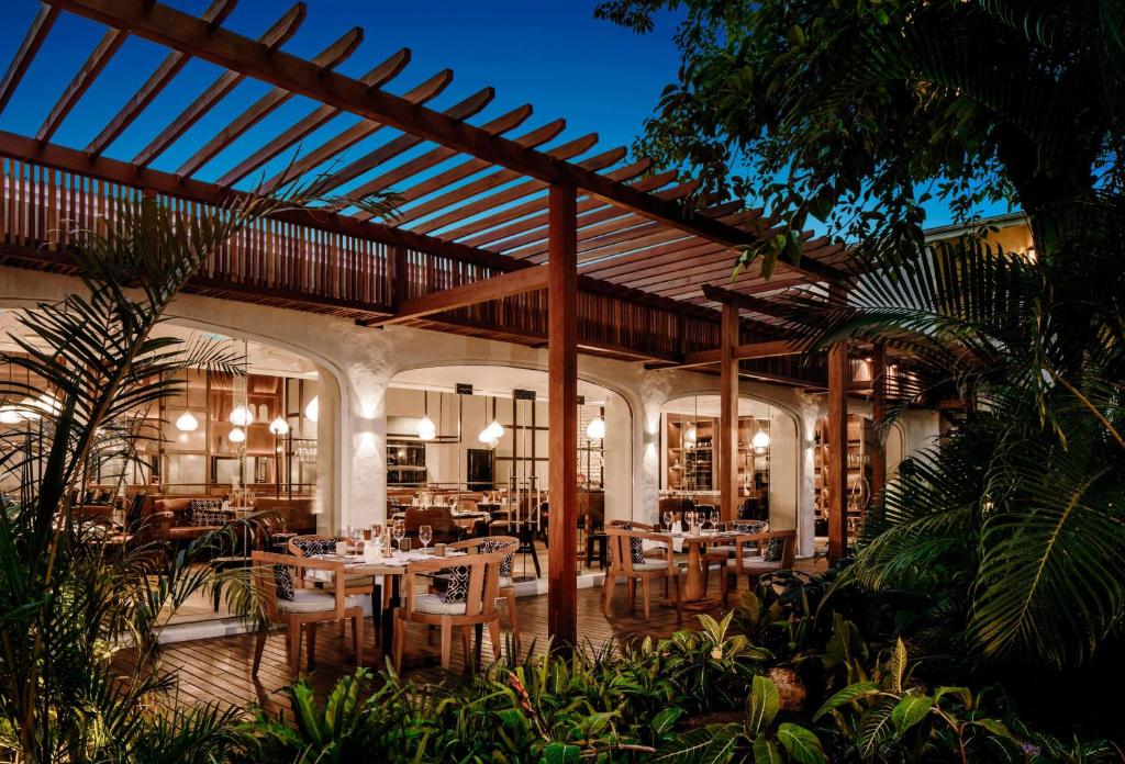 Restaurace v ubytování One&Only Le Saint Géran, Mauritius