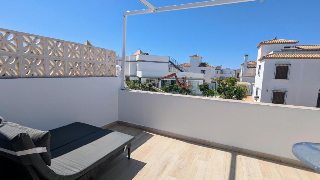 Balkón nebo terasa v ubytování Conil terraza apartamentos