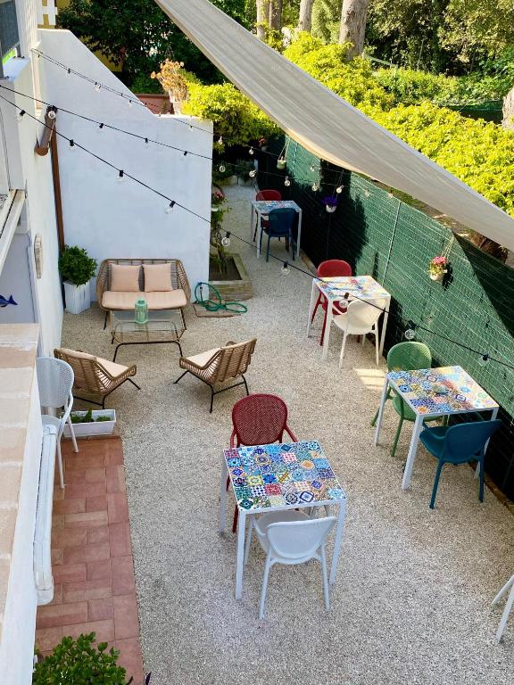Patio nebo venkovní prostory v ubytování Zimmer Camere