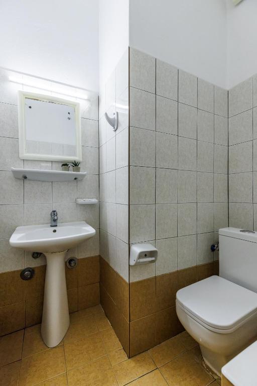 Koupelna v ubytování Lemonis Rooms