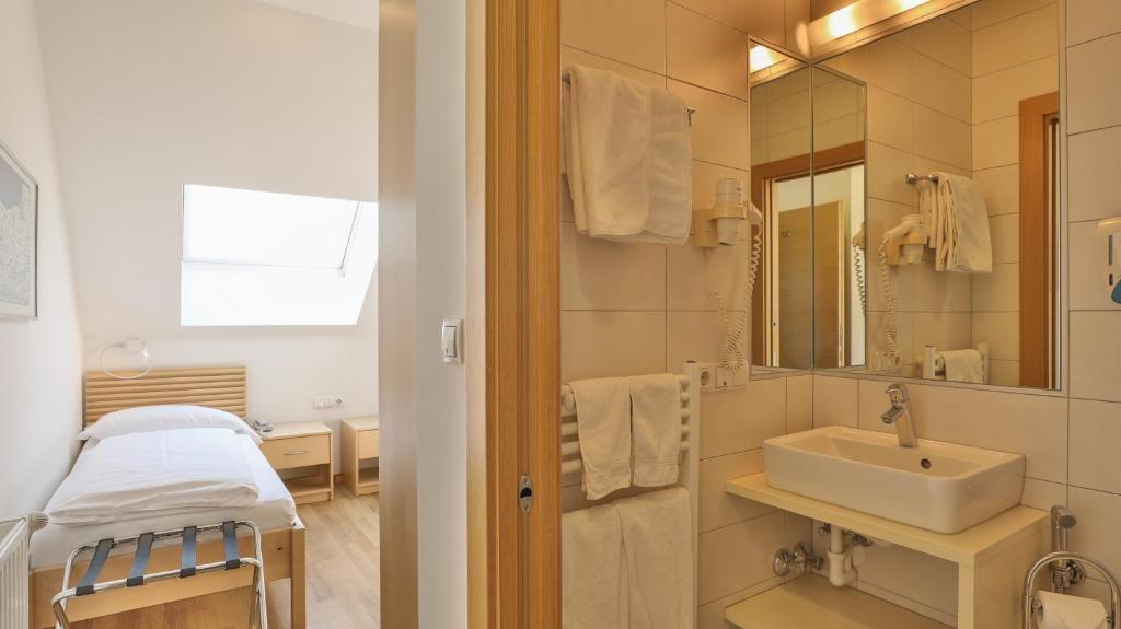 Koupelna v ubytování Hotel Sparerhof