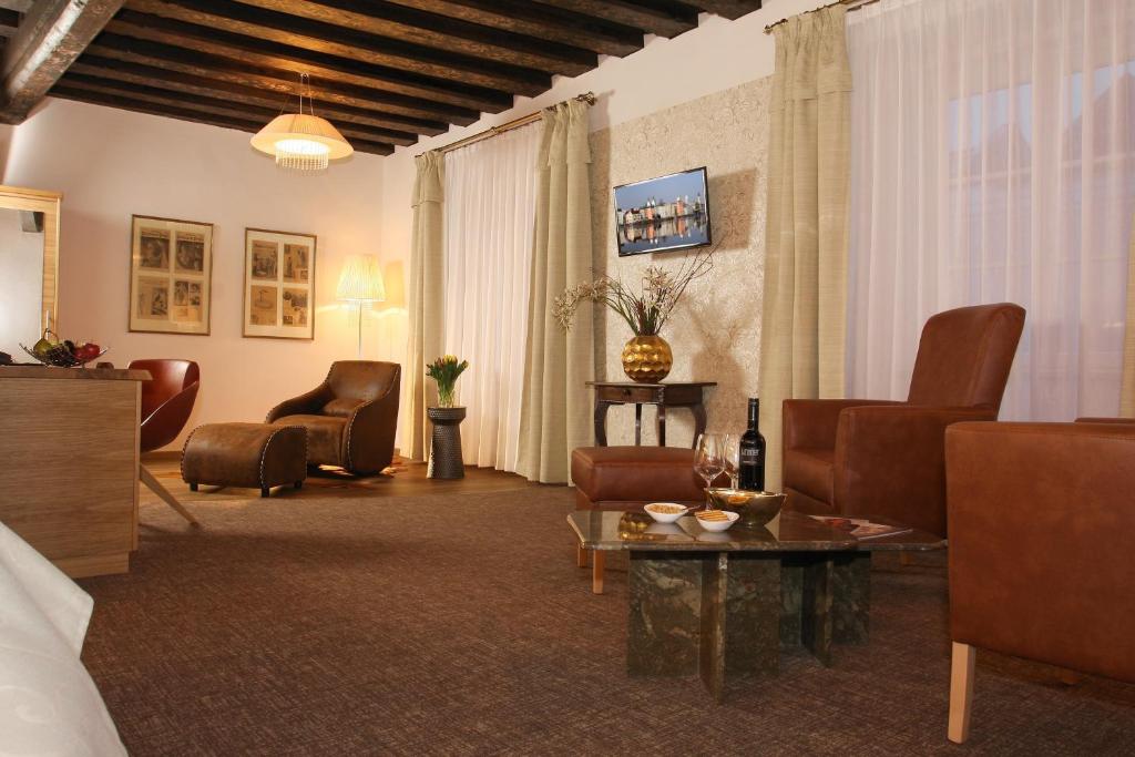 Posezení v ubytování Altstadt-Hotel Passau