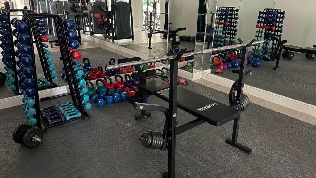 Fitness centrum a/nebo fitness zařízení v ubytování فندق رويال دايموند احدى فنادق مجموعة لوريف