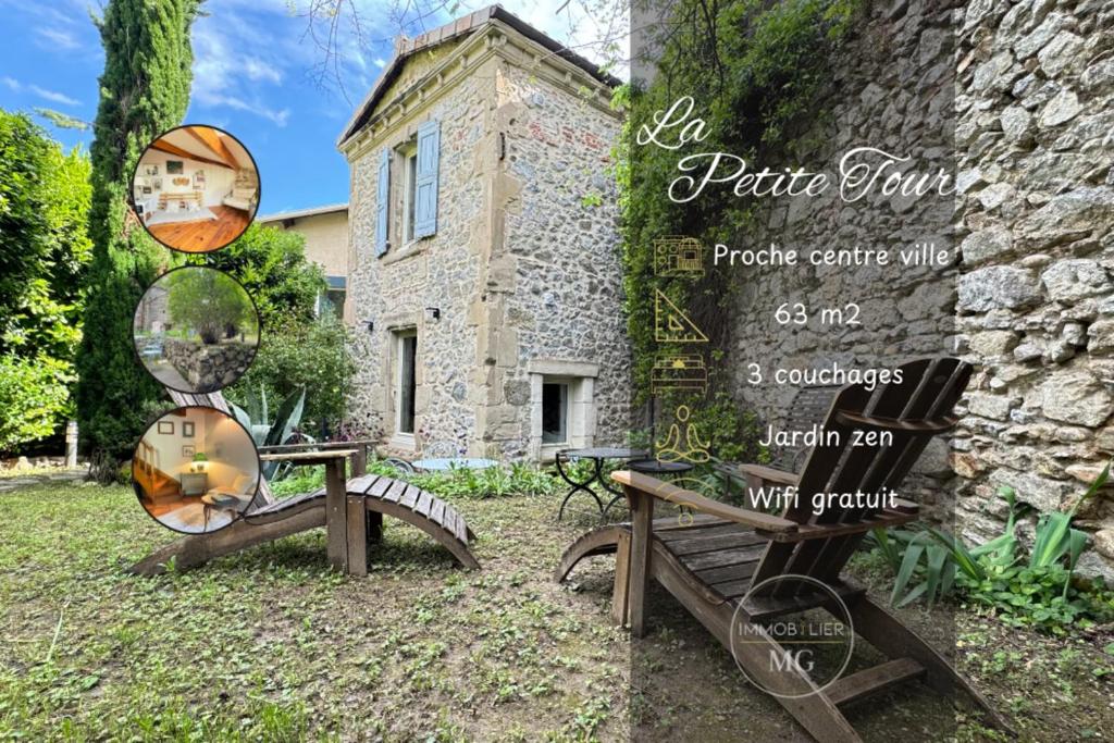 En have udenfor La Petite Tour - Tournon-sur-Rhône