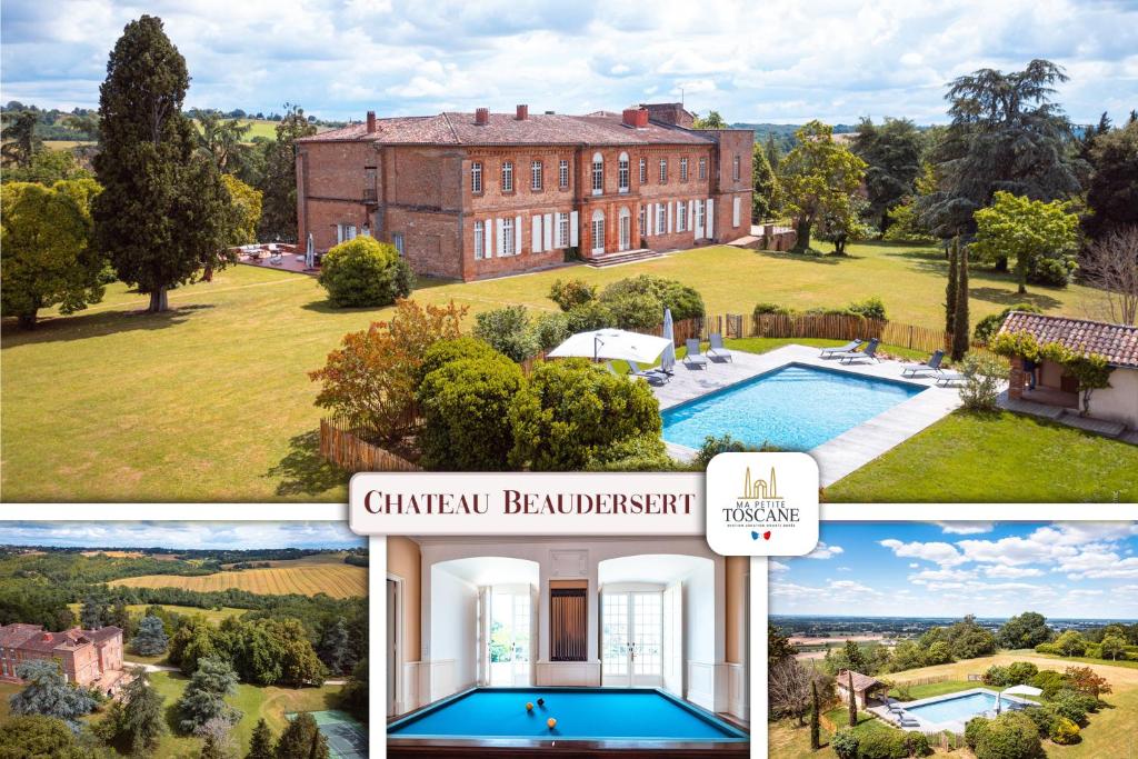Beaudesert Local Pool Chateau Beaudesert - Piscine - Tennis - Parc de 50Ha, Corbarieu ...