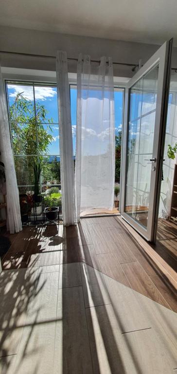 Zahrada ubytování Apartma Tomažič