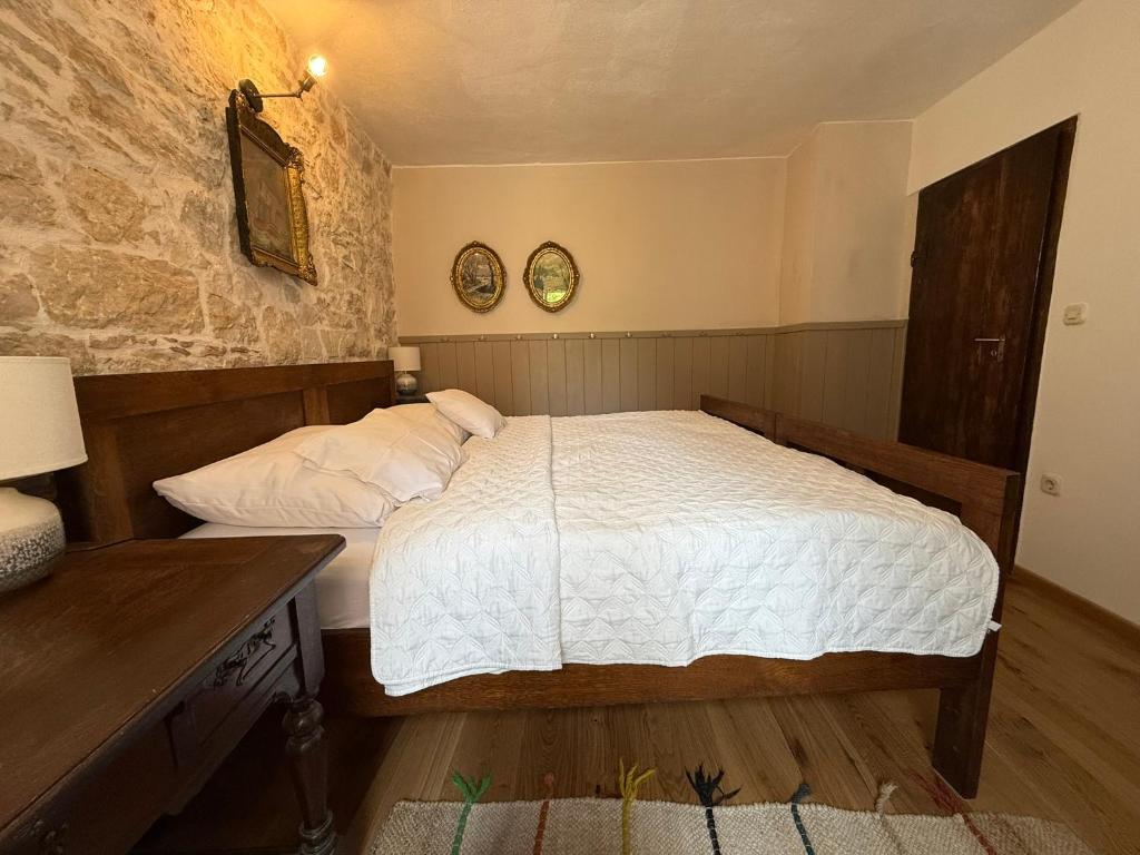 Postel nebo postele na pokoji v ubytování Villa di Piazza