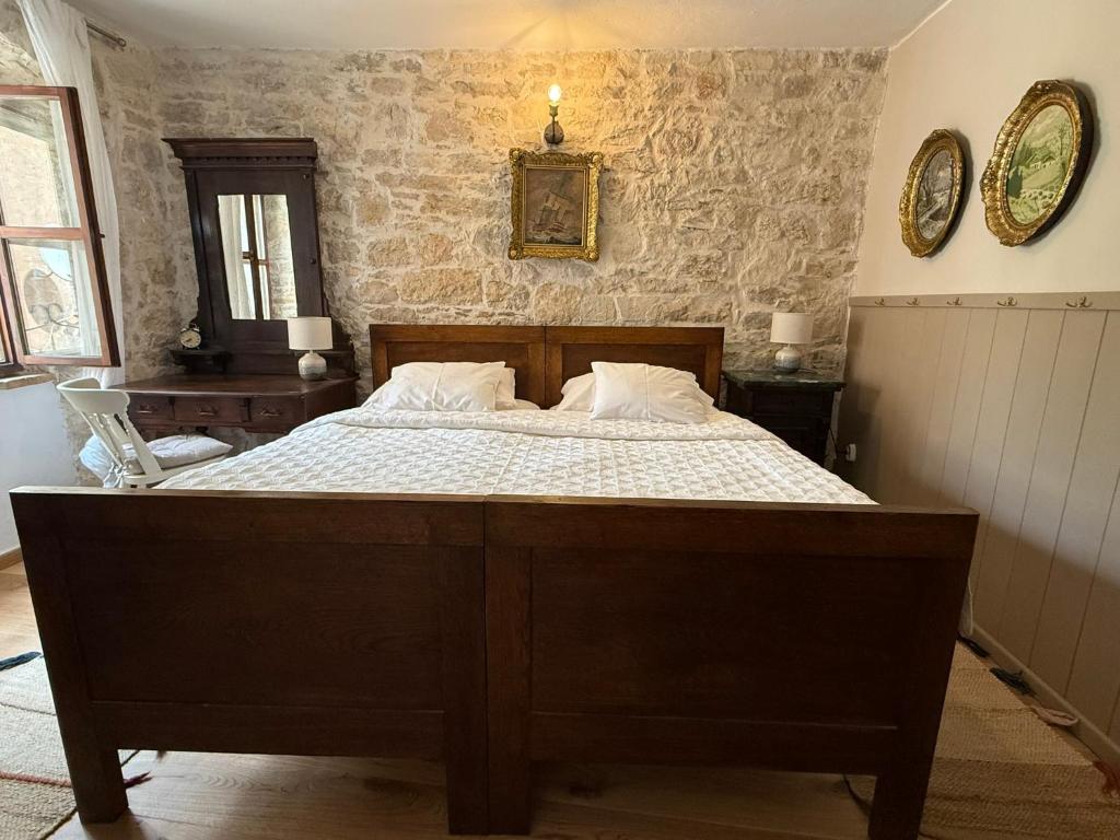 Postel nebo postele na pokoji v ubytování Villa di Piazza
