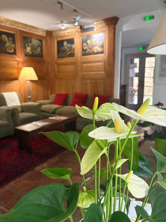 Posezení v ubytování Hotel de La Font Peralada
