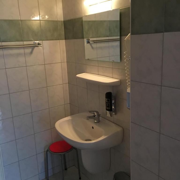 Koupelna v ubytování Sporthotel am Ötscher