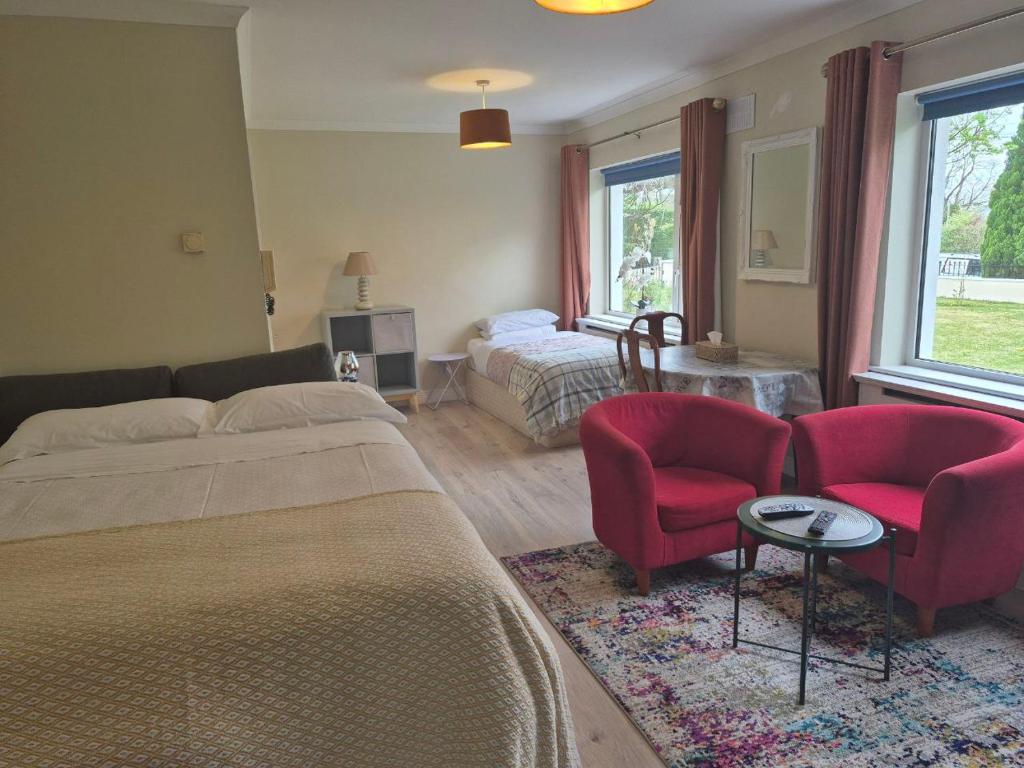 Postel nebo postele na pokoji v ubytování The Yoke B&B and Self-Catering Accommodation Laois