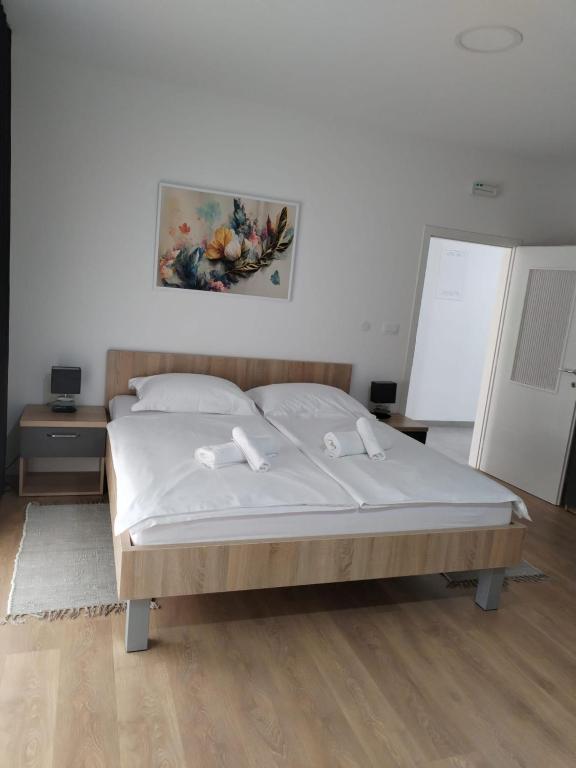 Postel nebo postele na pokoji v ubytování Dea sobe