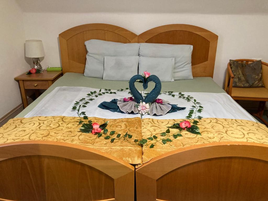 Postel nebo postele na pokoji v ubytování Szelim Motel