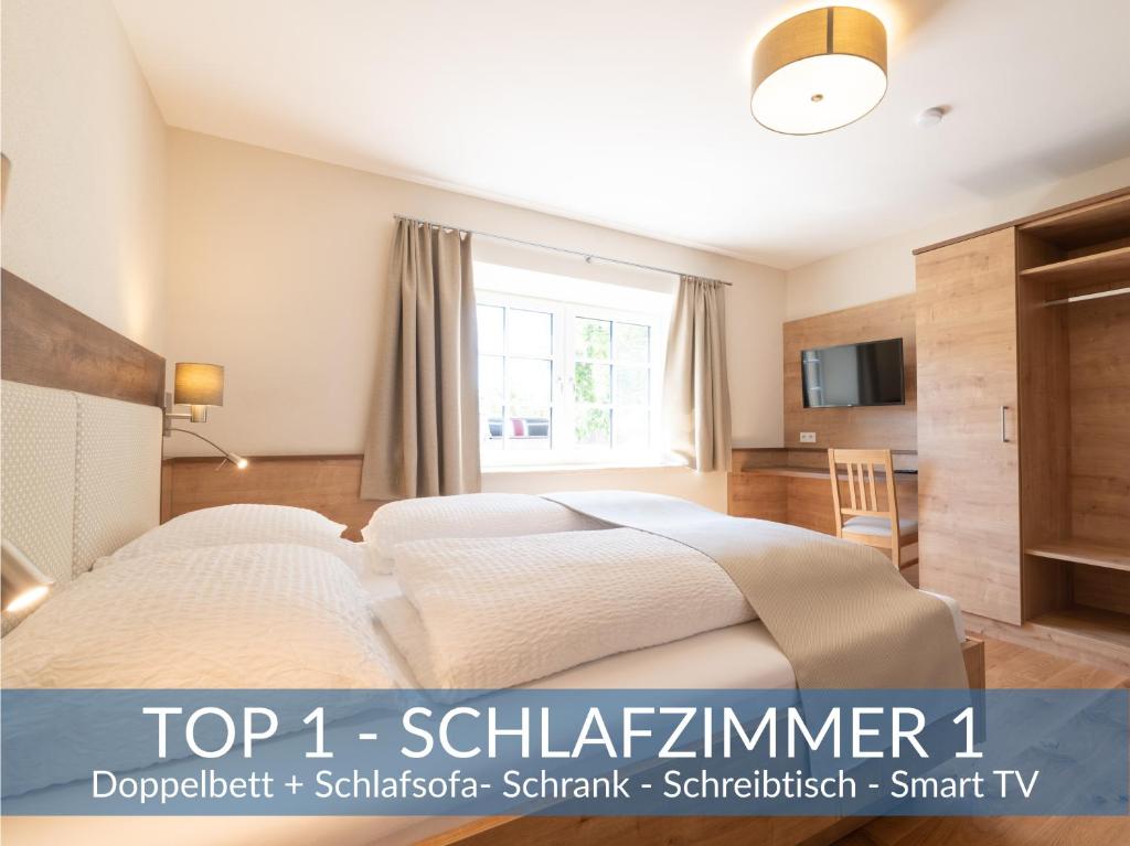Posteľ alebo postele v izbe v ubytovaní Heimathaus Dengg - Ferienwohnungen - Sommerfrische in den Alpen