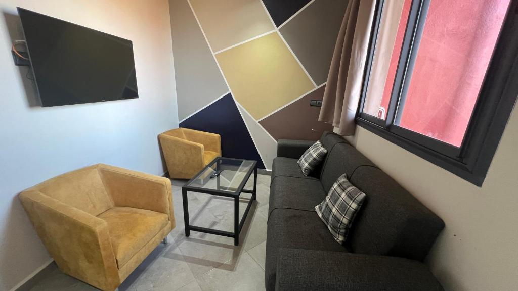 Posezení v ubytování Appartement 3 vue sur mer